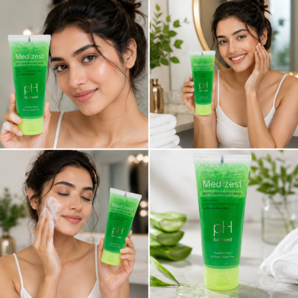 Medizest Deep Cleansing Face Wash – For Pimple Prone Skin