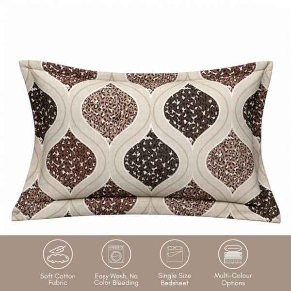 HvgkFBmUzikOZLi9bu-JL4SB.jpg Leopard Print Single Bedsheet with Pillow Cover